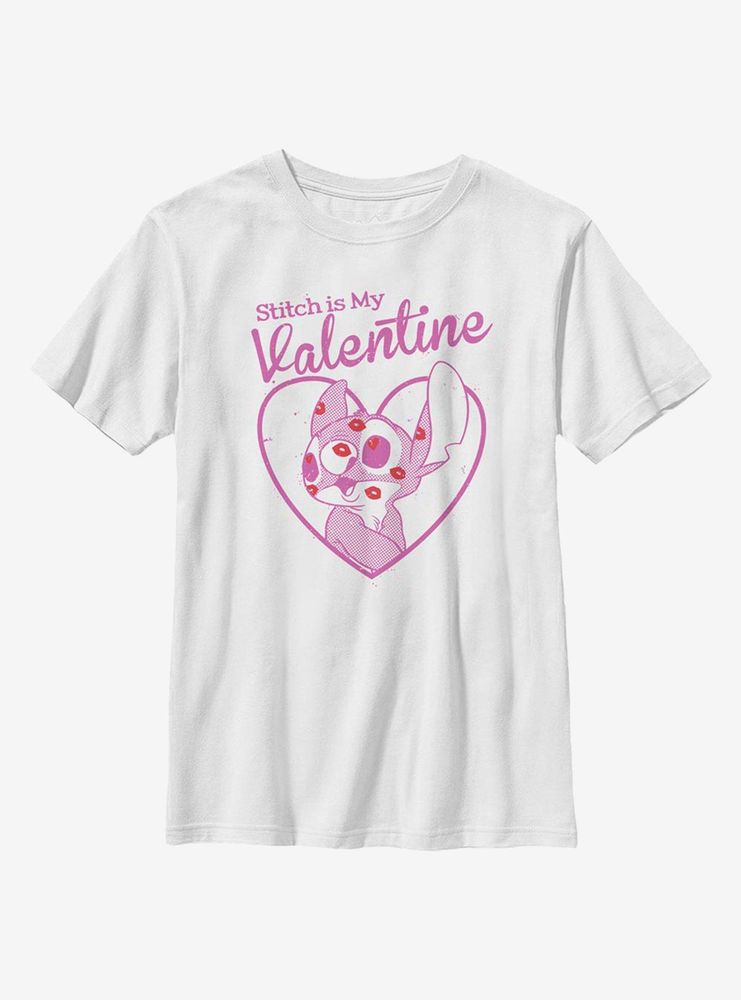 Disney Lilo And Stitch Valentine Youth T-Shirt