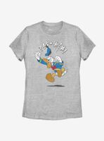 Disney Donald Duck Jump Womens T-Shirt