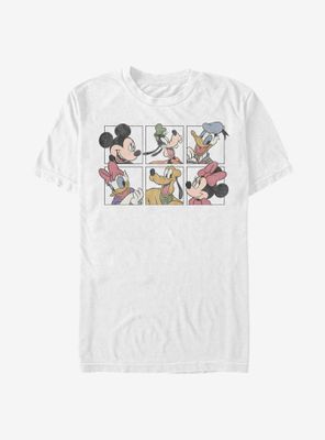Disney Mickey Mouse And Friends Grid T-Shirt