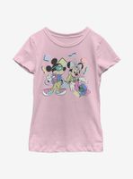 Disney Mickey Mouse 80s Minnie Youth Girls T-Shirt