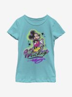 Disney Mickey Mouse Airbrush Youth Girls T-Shirt