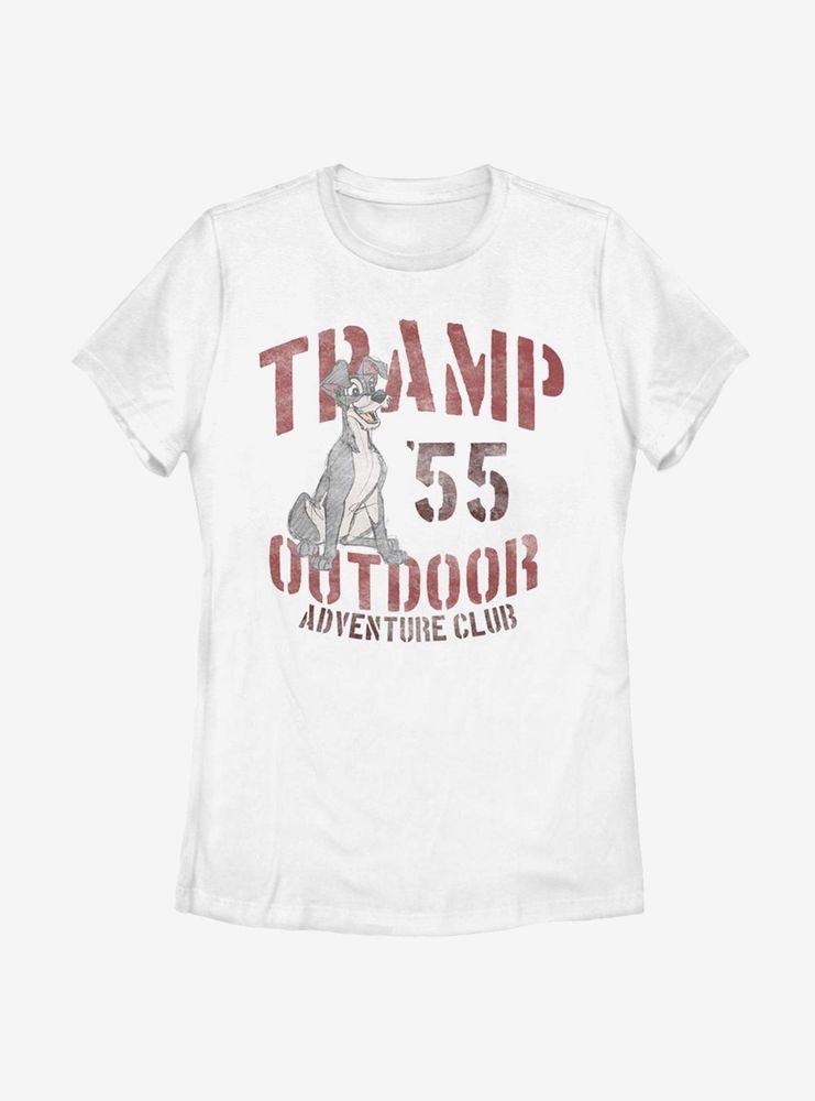 Disney Lady And The Tramp Outdoor Womens T-Shirt