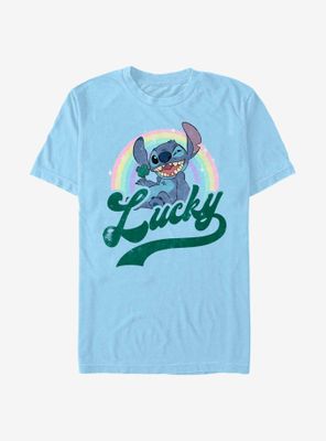 Disney Lilo And Stitch Lucky Rainbow T-Shirt