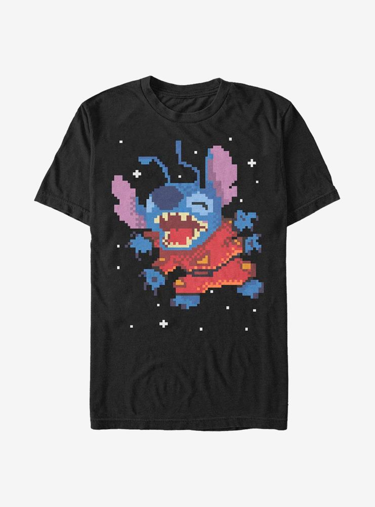 Disney Lilo And Stitch Pixel T-Shirt