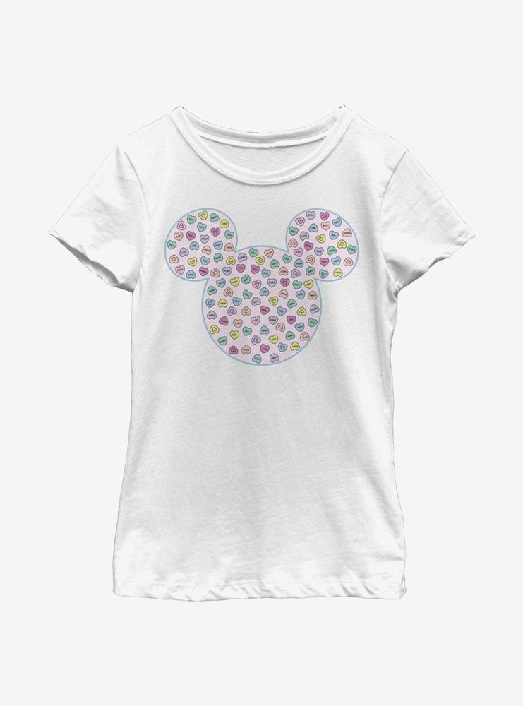 Disney Mickey Mouse Candy Ears Youth Girls T-Shirt