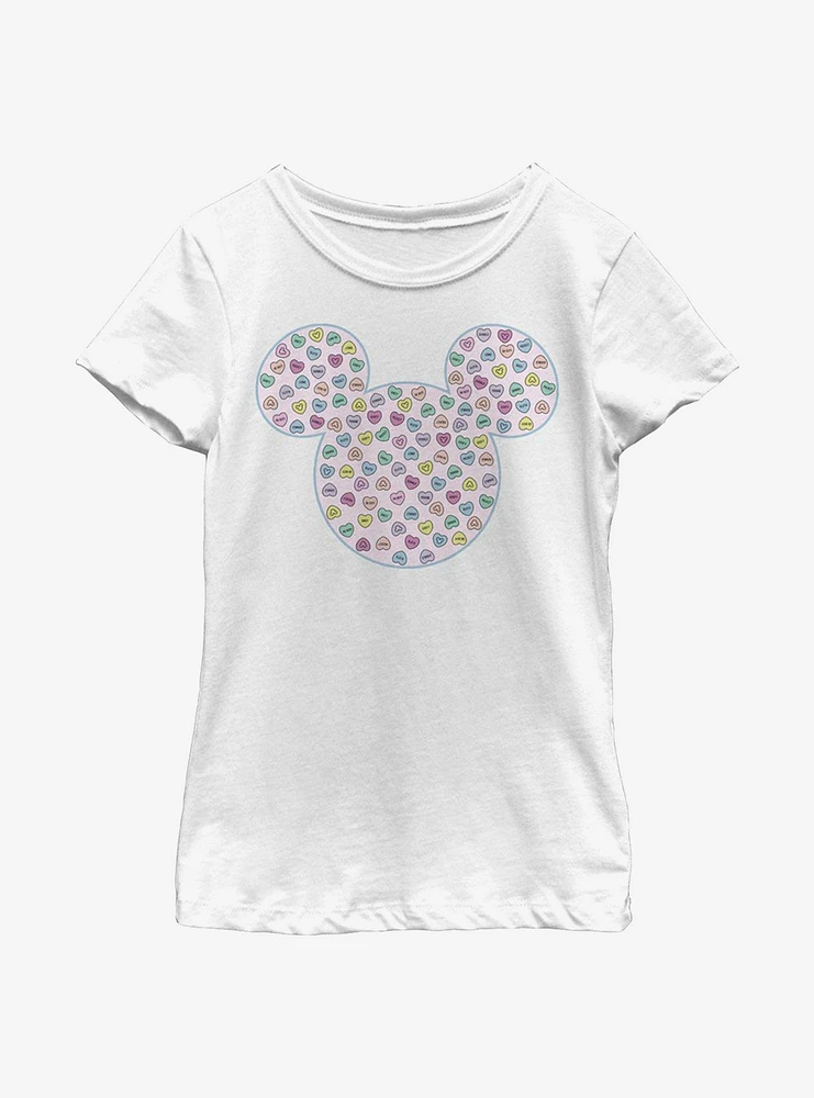 Disney Mickey Mouse Candy Ears Youth Girls T-Shirt