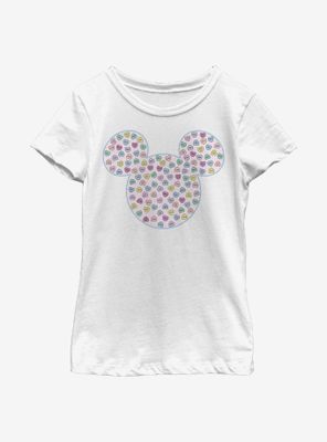 Disney Mickey Mouse Candy Ears Youth Girls T-Shirt