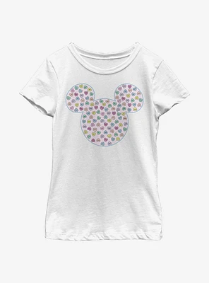 Disney Mickey Mouse Candy Ears Youth Girls T-Shirt