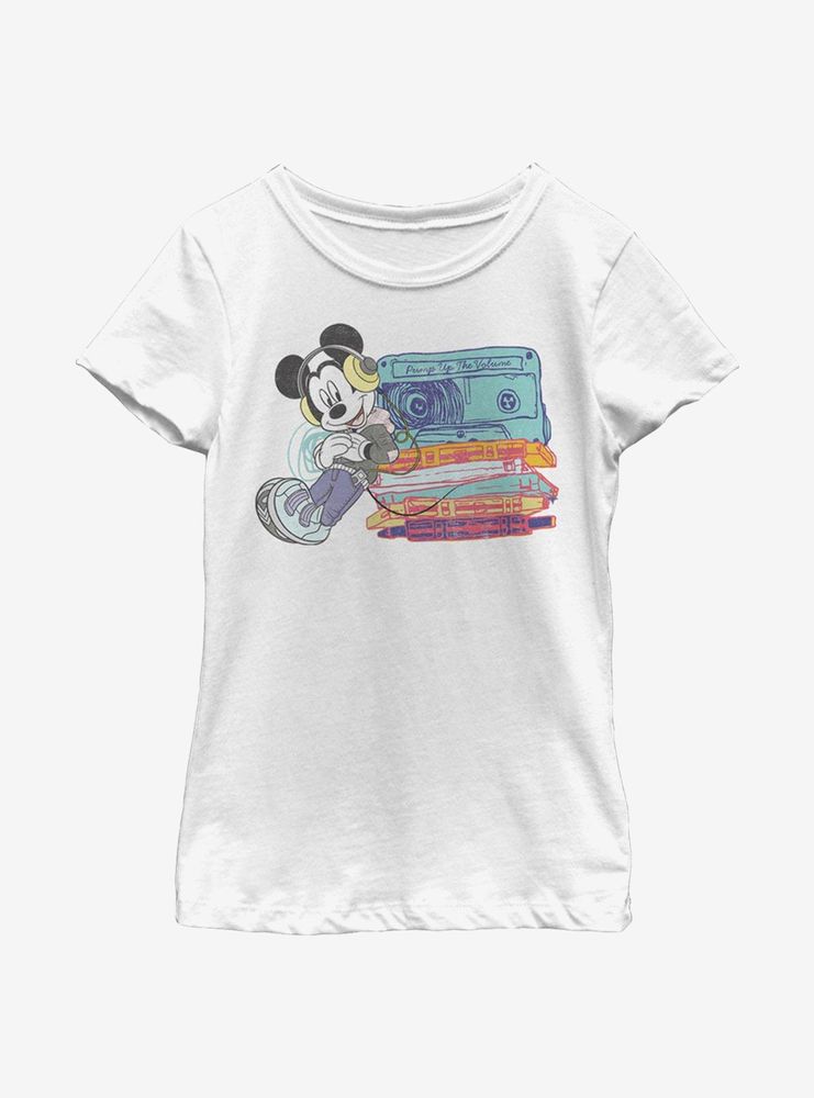 Disney Mickey Mouse Tapes Youth Girls T-Shirt