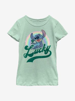 Disney Lilo And Stitch Lucky Rainbow Youth Girls T-Shirt