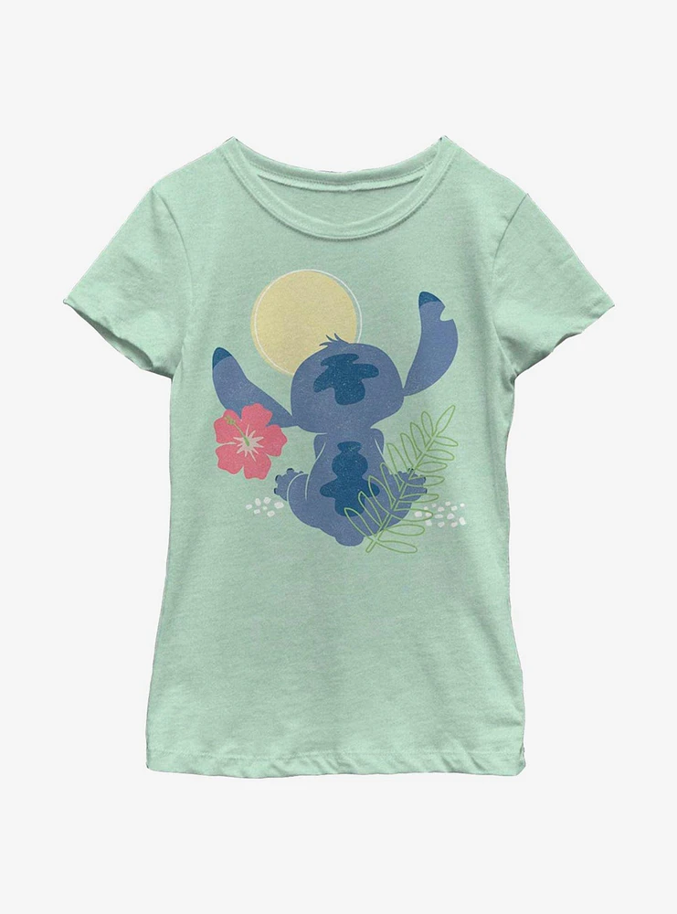 Disney Lilo And Stitch Minimal Youth Girls T-Shirt