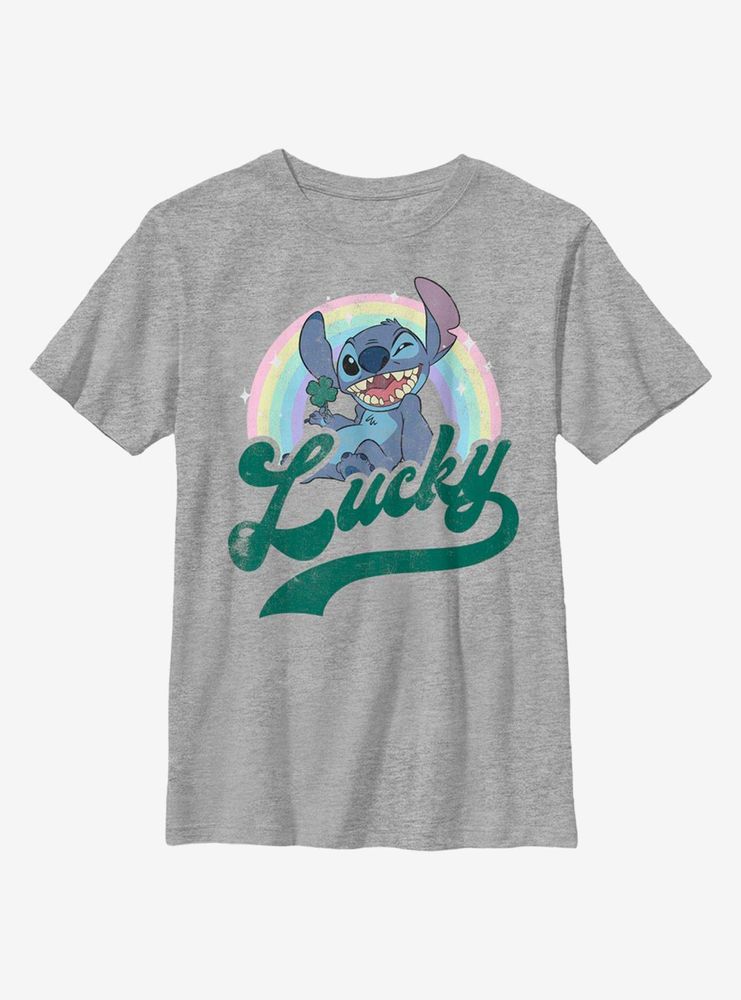 Disney Lilo And Stitch Lucky Rainbow Youth T-Shirt