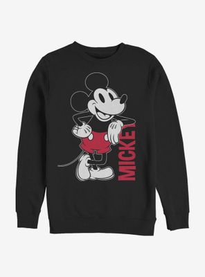 Disney Mickey Mouse Leaning Sweatshirt