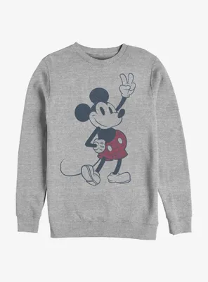 Disney Mickey Mouse Plaid Sweatshirt