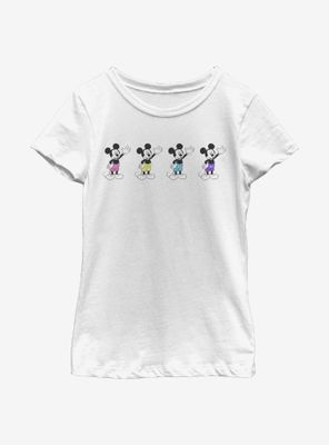 Disney Mickey Mouse Neon Pants Youth Girls T-Shirt