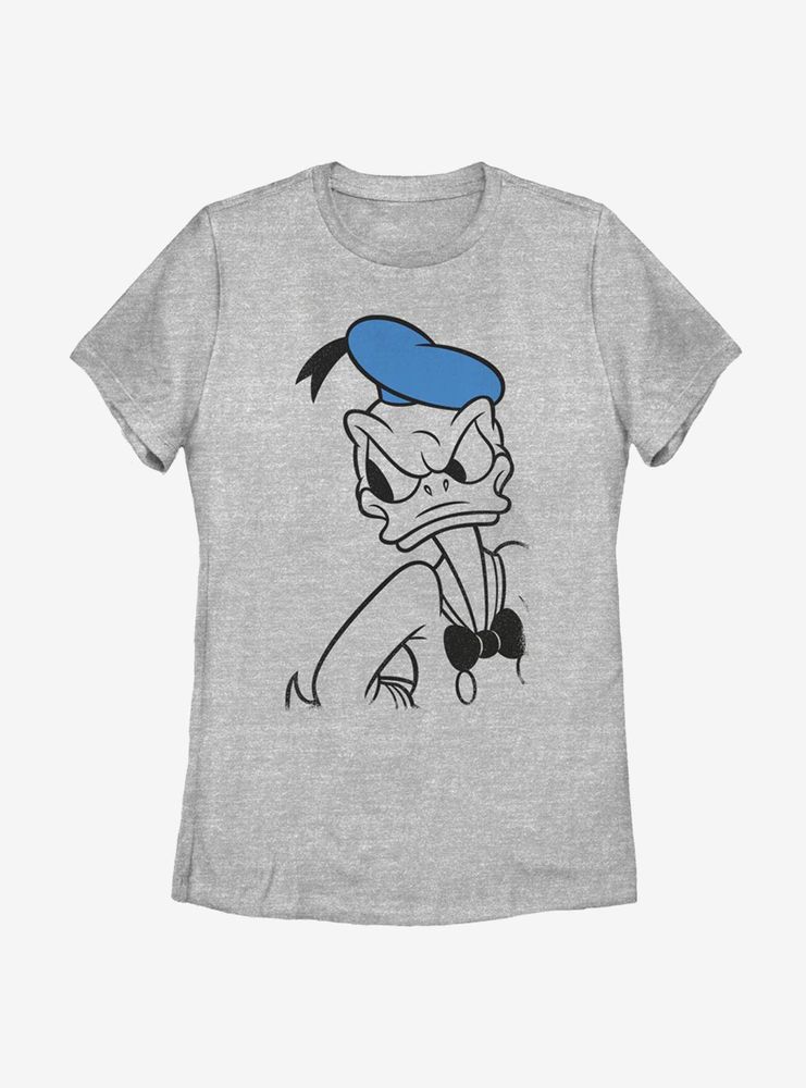 Disney Donald Duck Tonal Line Womens T-Shirt