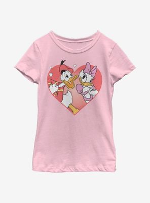 Disney Donald Duck And Daisy Love Youth Girls T-Shirt