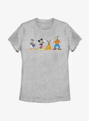 Disney Mickey Mouse Fab Four Womens T-Shirt