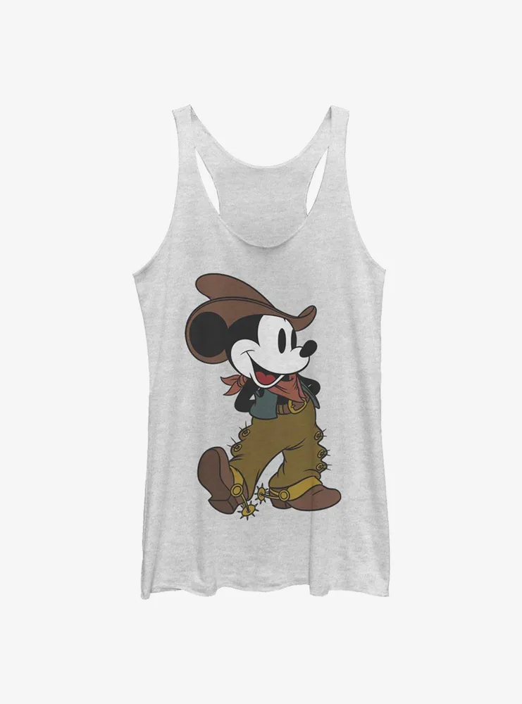 Disney Mickey Mouse Cowboy Womens Tank Top