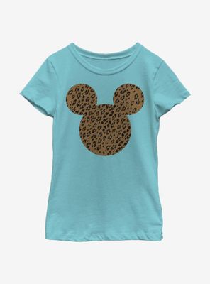 Disney Mickey Mouse Cheetah Youth Girls T-Shirt