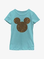Disney Mickey Mouse Cheetah Youth Girls T-Shirt