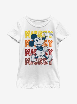 Disney Mickey Mouse Hipster Youth Girls T-Shirt