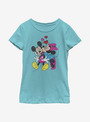 Disney Mickey Mouse Minnie Love Youth Girls T-Shirt