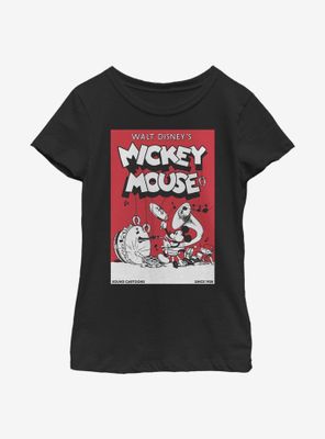 Disney Mickey Mouse Band Comic Youth Girls T-Shirt