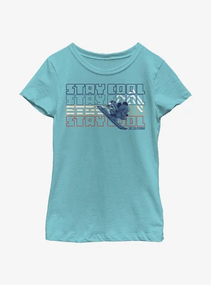 Disney Mickey Mouse Ski Youth Girls T-Shirt