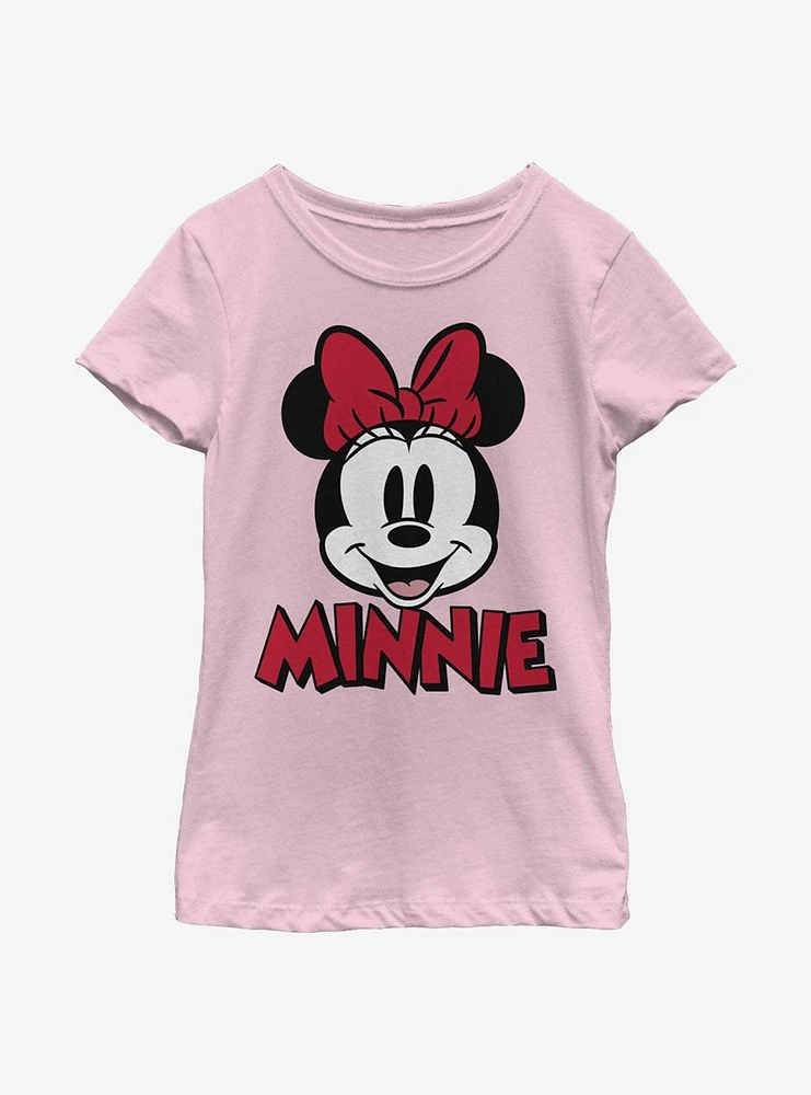 Disney Minnie Mouse Classic Patch Youth Girls T-Shirt