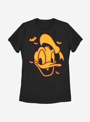 Disney Donald Duck Orange Womens T-Shirt