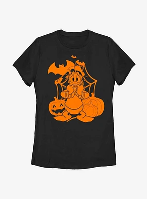 Disney Donald Duck Web Scare Womens T-Shirt