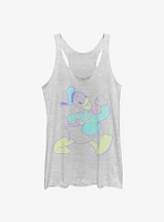 Disney Donald Duck Neon Womens Tank Top