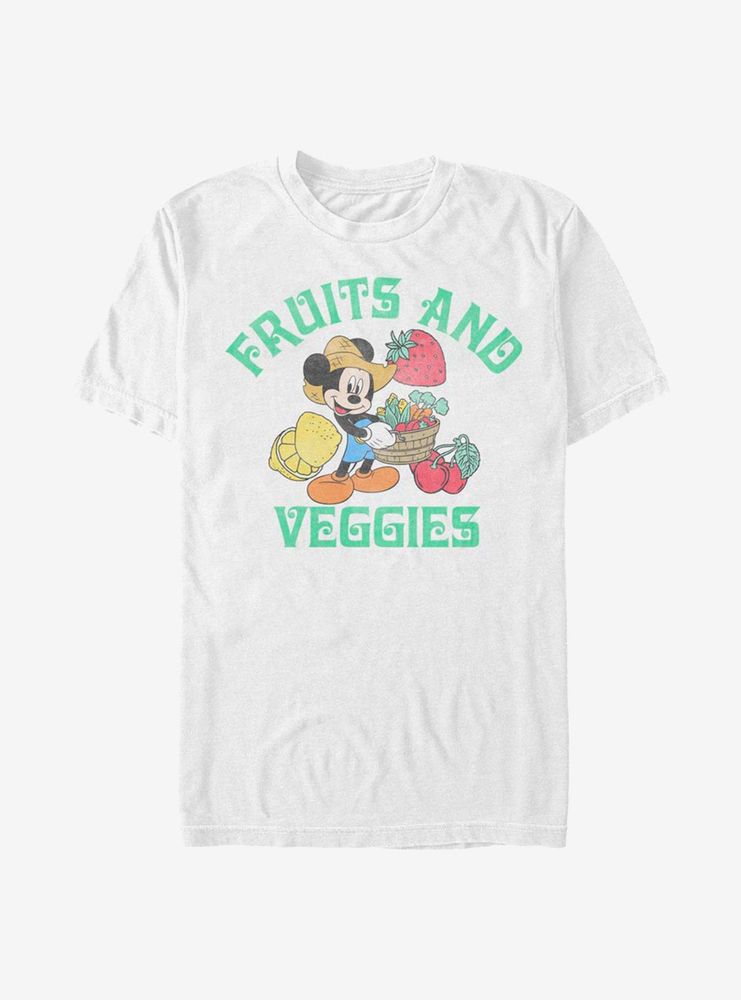 Disney Mickey Mouse Fruits And Veggies T-Shirt