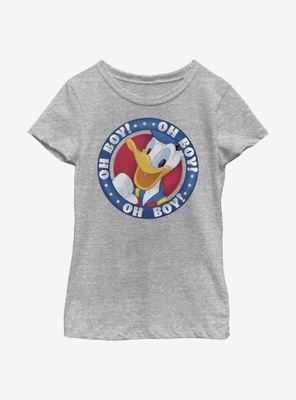 Disney Donald Duck Oh Boy Youth Girls T-Shirt