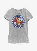 Disney Donald Duck Oh Boy Youth Girls T-Shirt