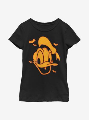 Disney Donald Duck Orange Youth Girls T-Shirt