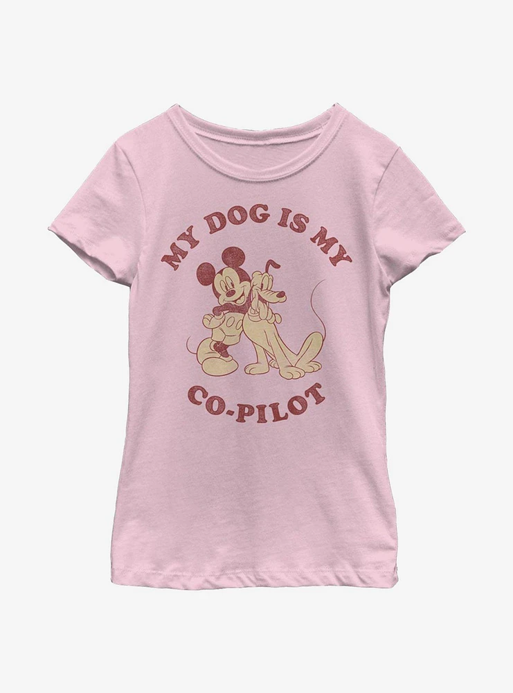 Disney Mickey Mouse Copilot Youth Girls T-Shirt