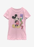 Disney Mickey Mouse Name Youth Girls T-Shirt