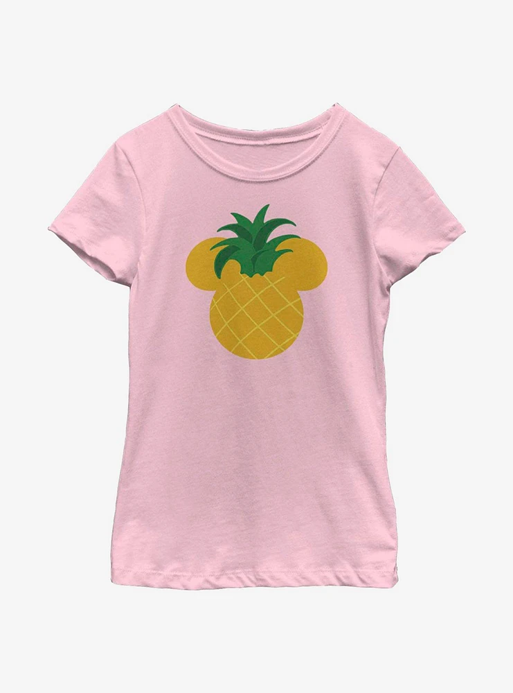 Disney Mickey Mouse Pineapple Ears Youth Girls T-Shirt