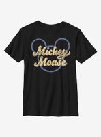 Disney Mickey Mouse Script Youth T-Shirt