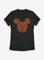 Disney Mickey Mouse Ears Halloween Icons Womens T-Shirt