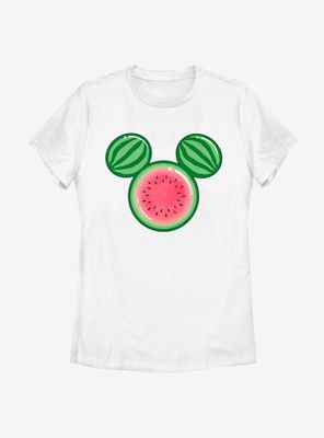 Disney Mickey Mouse Watermelon Ears Womens T-Shirt