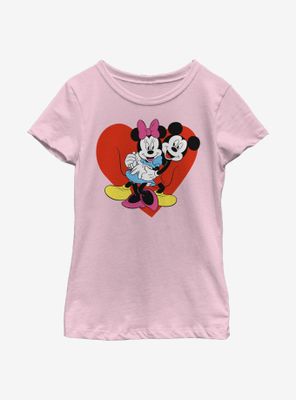 Disney Mickey Mouse Be Mine Youth Girls T-Shirt