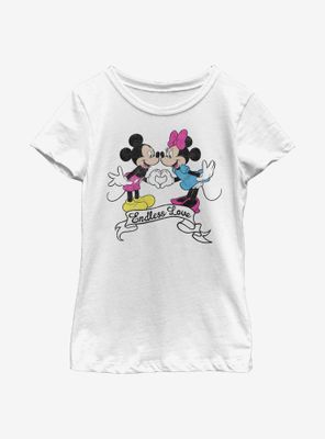 Disney Mickey Mouse Endless Love Youth Girls T-Shirt