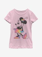 Disney Minnie Mouse Tie Dye Youth Girls T-Shirt