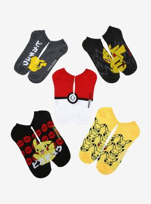 Pokémon Pikachu Katakana Sock Set - BoxLunch Exclusive