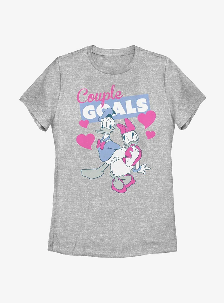 Disney Donald Duck Couple Goals Womens T-Shirt
