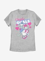 Disney Donald Duck Couple Goals Womens T-Shirt