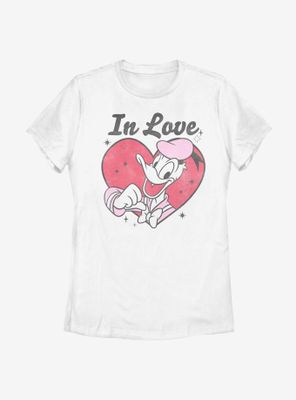 Disney Donald Duck Love Womens T-Shirt